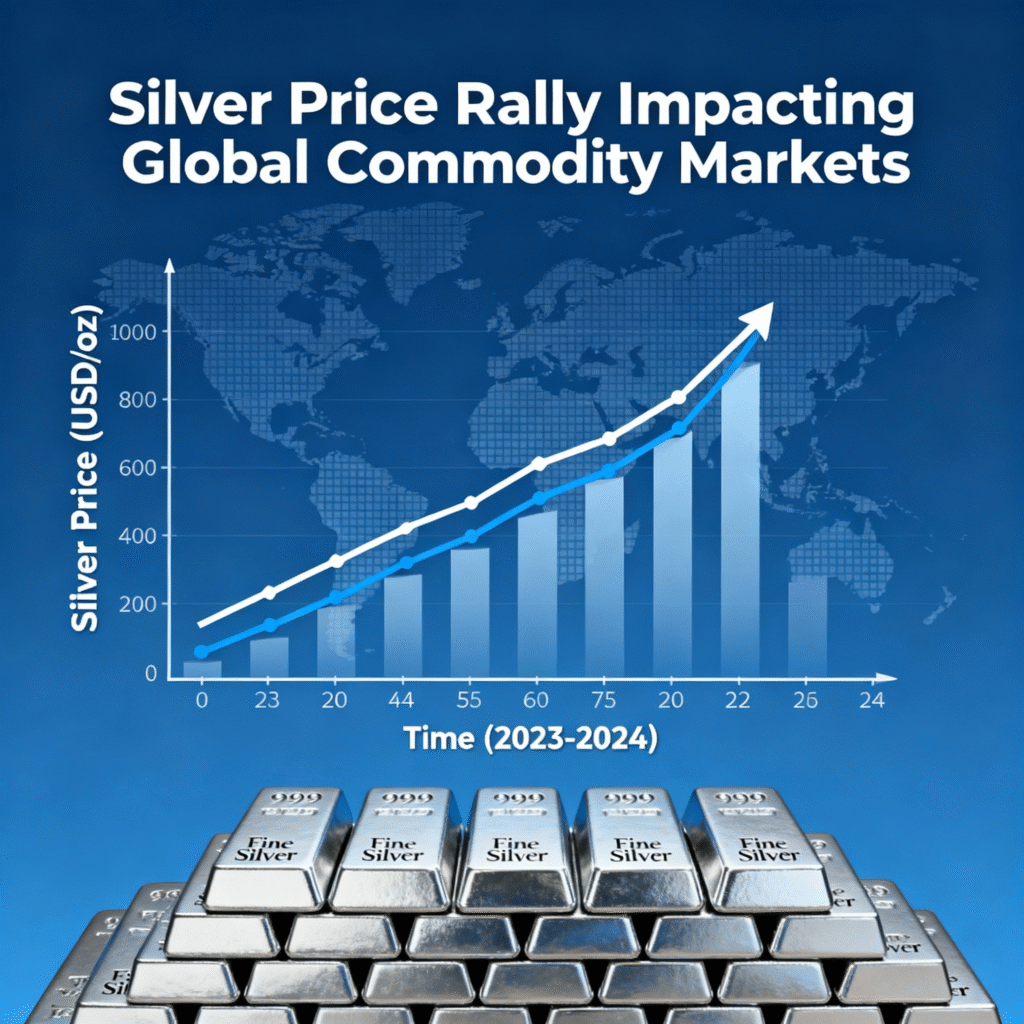 "Impact of the silver price rally on commodity markets."